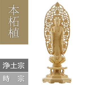 画像: 本柘植仏像 八角台座 舟立弥陀 【浄土宗・時宗】